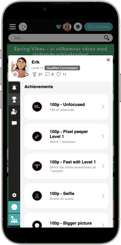 Example: Upvoted Top Achievements